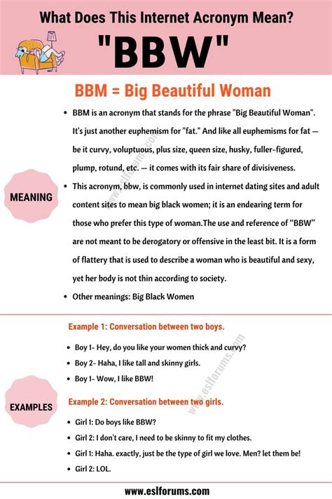 what do bbw means